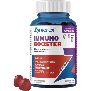 Trova Offerte di Zymerex immuno booster 60 gummies gusto frutti rossi senza zuccheri con edulcoranti senza glutine senza lattosio e compra online