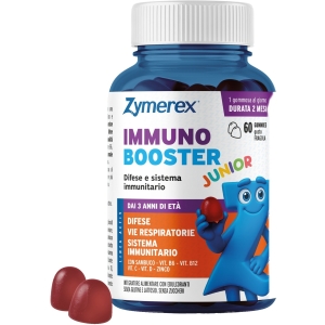 Trova Offerte di Zymerex immuno booster junior 60 gummies gusto fragola senza zuccheri con edulcoranti senza glutine senza lattosio e compra online