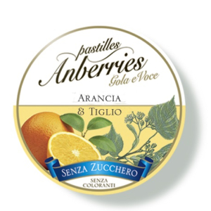 anberries arancia&tiglio senza zucchero bugiardino cod: 921411601 