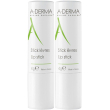 A-derma les indispensable stick labbra set da 2 2x4 g rossetto