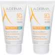A-derma protect ac fluido opacizzante spf 50+ 40ml - solare viso 2x40