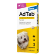 Adtab per cani da 2,5 a 5,5kg 3 compresse masticabili 112mg