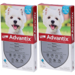 Advantix spot-on per cani oltre 4 kg fino a 10 set da 2 2x6x1 ml so