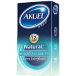 Akuel natural+ extralubr 8 pezzi