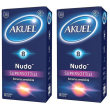 Akuel nudo supersottile profilattici 2x8 st