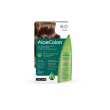Aloecolor 6,0 biondo scuro tinta permanente capelli colore ad alta pigmentazione 50 ml + rivelatore aloeossigenata 75 ml + shampoo aloecare 15 ml + guanti