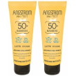 Angstrom ptorect latte solare kids per pelle bagnata spf 50+ set da 2