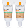 Anthelios gelcrema color 50+ doublepack 2x50 ml crema solare