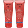 Apivita bee sun safe latte hydra fresh viso e corpo spf50 2x200 ml cre