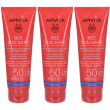 Apivita bee sun safe latte hydra fresh viso e corpo spf50 3x100 ml cre