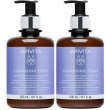 Apivita cleansing foam mousse detergente cremosa viso e occhi 2x300 ml