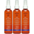 Apivita olio corpo abbronzante spf30 3x200 ml