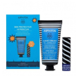 Apivita promo xm winter wonders hypericum crema mani secche e screpolate 50 ml + balsamo labbra con burro di cacao spf20 4,4 g