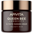 Apivita - queen bee longevity crema viso ricca anti age e anti macchie confezione 50 ml