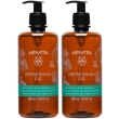Apivita refreshing fig gel doccia con oli essenziali 2x500 ml