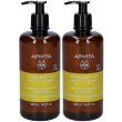 Apivita shampoo delicato uso frequente set da 2 2x500 ml