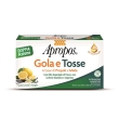 Apropos gola e tosse integratore doppia azione con oli essenziali gusto limone e vaniglia 16 pastiglie