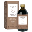 argento puro liquido analcolico per igiene orale, collutorio