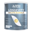 Arkopharma longevity salute globale - integratore in polvere per l'energia e la vitalita, 285 g
