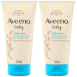 Aveeno baby crema idratante viso e corpo con avena set da 2 2x150 ml c