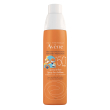 Avene solare spray bambini spf 50  200ml per la pelle sensibile di viso e corpo
