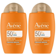 Avene ultra fluid fluido solare perfezionatore spf50+ set da 2 2x50 ml