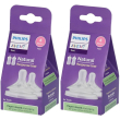 Avent tettarella natural 3,0 3m+ 2x1 st