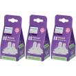 Avent tettarella natural 3,0 3m+ 3x1 st