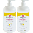 Babygella bagno delicato con complesso prebiotico dispenser set da 2