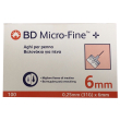 Ago bd microfine g31 6mm 100 pezzi