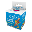 Bendaggio adesivo elastico ultimate italia kinesio top tape fucsia 5 cm x 5 m