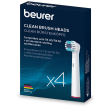 Beurer tb clean brush testine di ricambio per spazzolini elettrici 4 pezzi