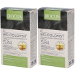 Bioclin bio-colorist 5.24 castano chiaro beige rame (cioccolato) set d
