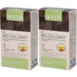 Bioclin bio-colorist 5 castano chiaro set da 2 2x1 pz tintura
