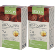 Bioclin bio-colorist 7.4 biondo rame set da 2 2x1 pz lozione per capel