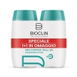 Bioclin deo control roll on deodorante ipersudorazione bipack, 2 x 50ml