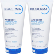 Bioderma atoderm creme ultra crema corpo idratante pelle secca 2x200 m