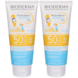 Bioderma photoderm pediatrics latte solare spf50+ 2x200 ml
