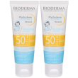 Bioderma photoderm pediatrics mineral latte solare spf50+ 2x50 ml