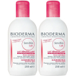 Bioderma sensibio latte detergente struccante set da 2 2x250 ml