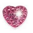 Biojoux 2100 cuore rosa 10 mm