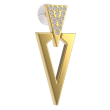 Biojoux lipari orecchini in acciaio medicale gold plated