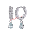Biojoux - orecchini ines aqua stainless steel bjt318