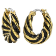 Biojoux - orecchino alara black gold plated bjt365