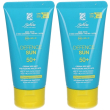Bionike defence sun crema viso mat spf 50+ set da 2 2x50 ml per