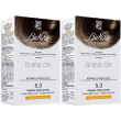 Bionike shine on 5.3 castano chiaro dorato set da 2 2x50 ml tintura