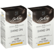 Bionike shine on colorante capelli 4.05 castano cioccolato set da 2 2x