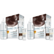 Bionike shine on tintura per capelli colore castano chiaro 5 set da 2