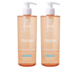 Bionike triderm gel detergente bipacco 2x750ml igiene delicata per corpo e capelli sensibili