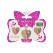 Bjs002 parure orecchini+collanina best friend gold plated